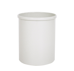 Corbeille à papier Vepa Bins ronde 15L blanc gris