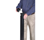 Collecteur de cigarettes Rubbermaid Smokers' Pole à poser noir