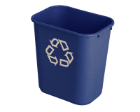 Papierbak Rubbermaid recycling medium 26L blauw