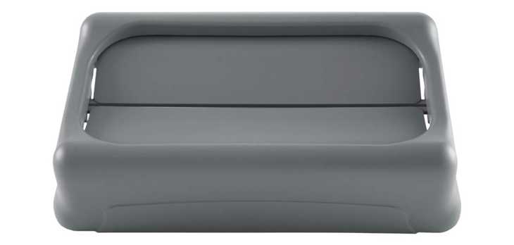 Couvercle basculant Slim Jim Vented fermé gris