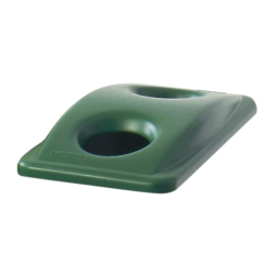 Couvercle Rubbermaid Slim Jim Vented ouverture bouteilles/canettes vert