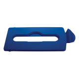 Insert couvercle Rubbermaid pour station de recyclage Slim Jim papier bleu