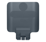 Rubbermaid Communication Panel for Slim Jim Gray Recycling Station