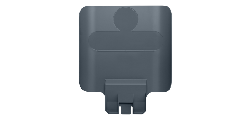 Rubbermaid Communication Panel for Slim Jim Gray Recycling Station