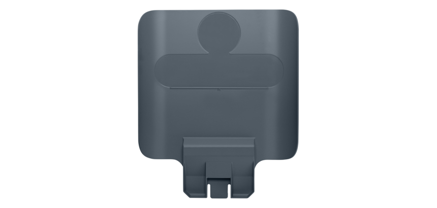 Rubbermaid Communication Panel for Slim Jim Gray Recycling Station