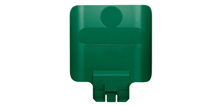 Communication panel for green Slim Jim recycling station