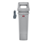 Collecteur Rubbermaid pour station de recyclage Slim Jim Kit starter gris