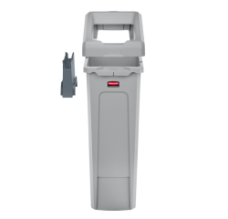Collecteur Rubbermaid pour station de recyclage Slim Jim Kit starter gris