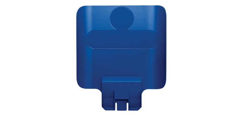 Gummimaid Kommunikationsschild für blaue Slim Jim Recyclingstation