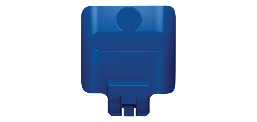 Rubbermaid Communication Board for Blue Slim Jim Recycling Station