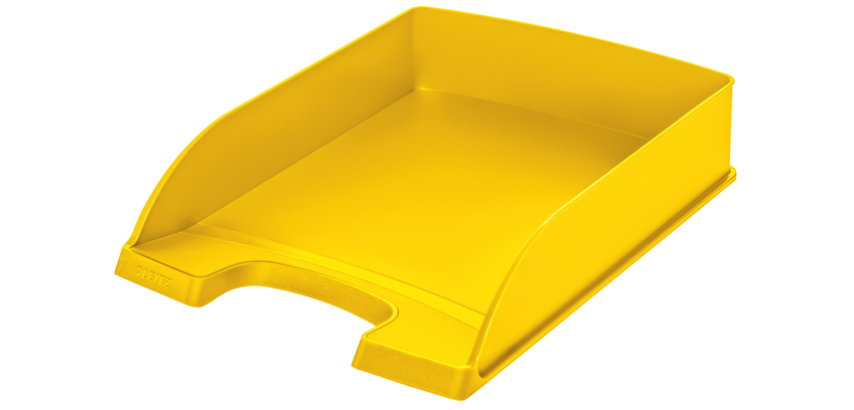 Leitz Plus Standard A4 Yellow Letter Tray