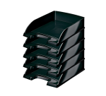 Briefkorb Leitz Wow A4 Schwarz