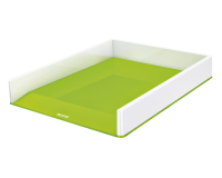 Corbeille à courrier Leitz WOW A4 blanc/vert