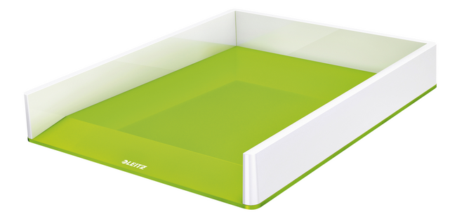 Corbeille à courrier Leitz WOW A4 blanc/vert