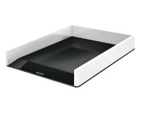 Leitz WOW A4 White/Black Letter Tray