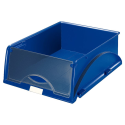 Corbeille à courrier Leitz 5231 Sorty avec clapet bleu