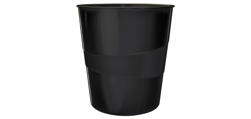 Papierbak Leitz WOW 15liter zwart