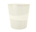 Leitz WOW 15 litre waste paper basket white