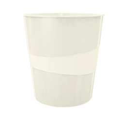 Corbeille à papier Leitz WOW 15 litres blanc