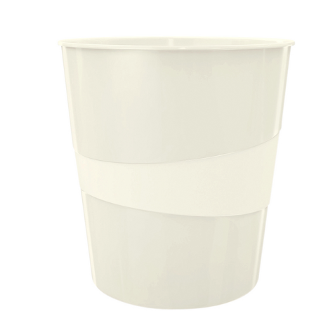 Corbeille à papier Leitz WOW 15 litres blanc