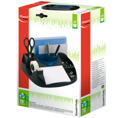 Organiseur bureau Maped Essentials Green Maxi 8 compartiments noir