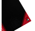 Cahier de notes Bantex noir/rouge A6 ligné 70g 96 feuilles
