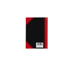Cahier de notes Bantex noir/rouge A6 ligné 70g 96 feuilles