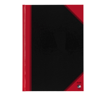 Cahier de notes Bantex noir/rouge A4 ligné 70g 96 feuilles