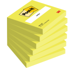 Memoblok Post-it 654 76x76mm neon groen 100 vel