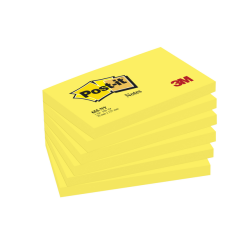 Bloc-mémos Post-it 655 76x127mm 100 feuilles néon jaune