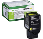 Cartouche toner Lexmark C242XY0 jaune