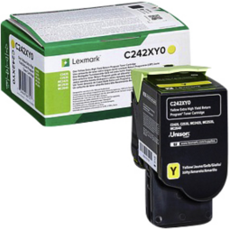 Lexmark - Extra High Capacity - yellow - original - toner cartridge - LRP