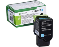 Lexmark - Extra High Capacity - cyan - original - toner cartridge - LCCP, LRP