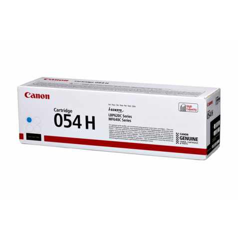 Cartouche toner Canon 054H bleu