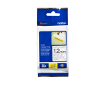 Ruban de lettrage Brother P-Touch TZe-S231 forte adhérence 12mm noir sur blanc