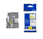 Ruban de lettrage Brother P-Touch TZe-S231 forte adhérence 12mm noir sur blanc