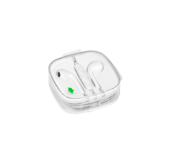 Ecouteurs Green Mouse avec connexion jack 3,5mm