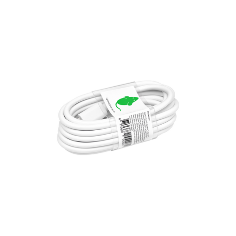 Câble Green Mouse USB Lightning-A 2 mètres blanc