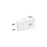 Chargeur Green Mouse USB-A 2 ports 2.4A blanc