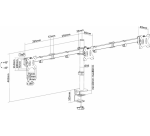 Neomounts FPMA-D550D3BLACK Support d'écran à fixer 10-27"