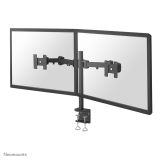Support écran Neomounts D960D 2x 10-27" avec pince noir