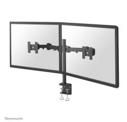 Support écran Neomounts D960D 2x 10-27" avec pince noir