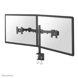 Support écran Neomounts D960D 2x10-27" avec pince noir