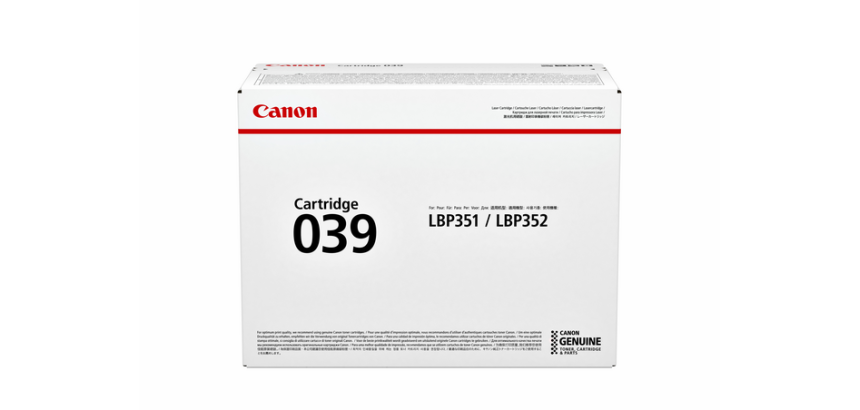 Cartouche toner Canon 039 noir