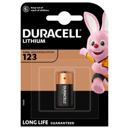 Pile Duracell 1x CR123 High Power lithium
