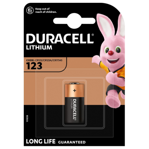 Batterij Duracell 1xCR123 high power lithium