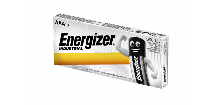 Pile Energizer Industrial AAA alcaline boîte 10 pièces
