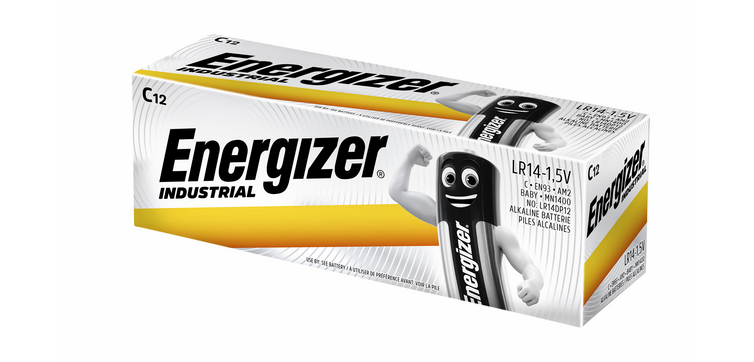 Energizer Industrial C Alkaline Batterie 12 Stück Box