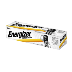 Pile Energizer Industrial 9Volt alcaline boîte 12 pièces