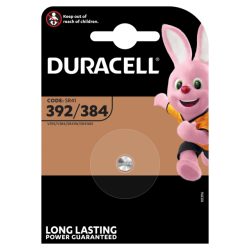 Pile bouton Duracell 1x392/384 alcaline Ø7,9mm 1,5V-45mAh